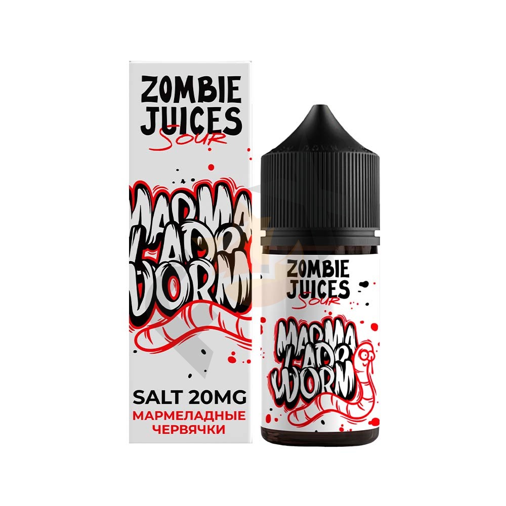 Zombie Juices Sour - Мармеладные Червячки 20 Hard купить жидкости в Перми